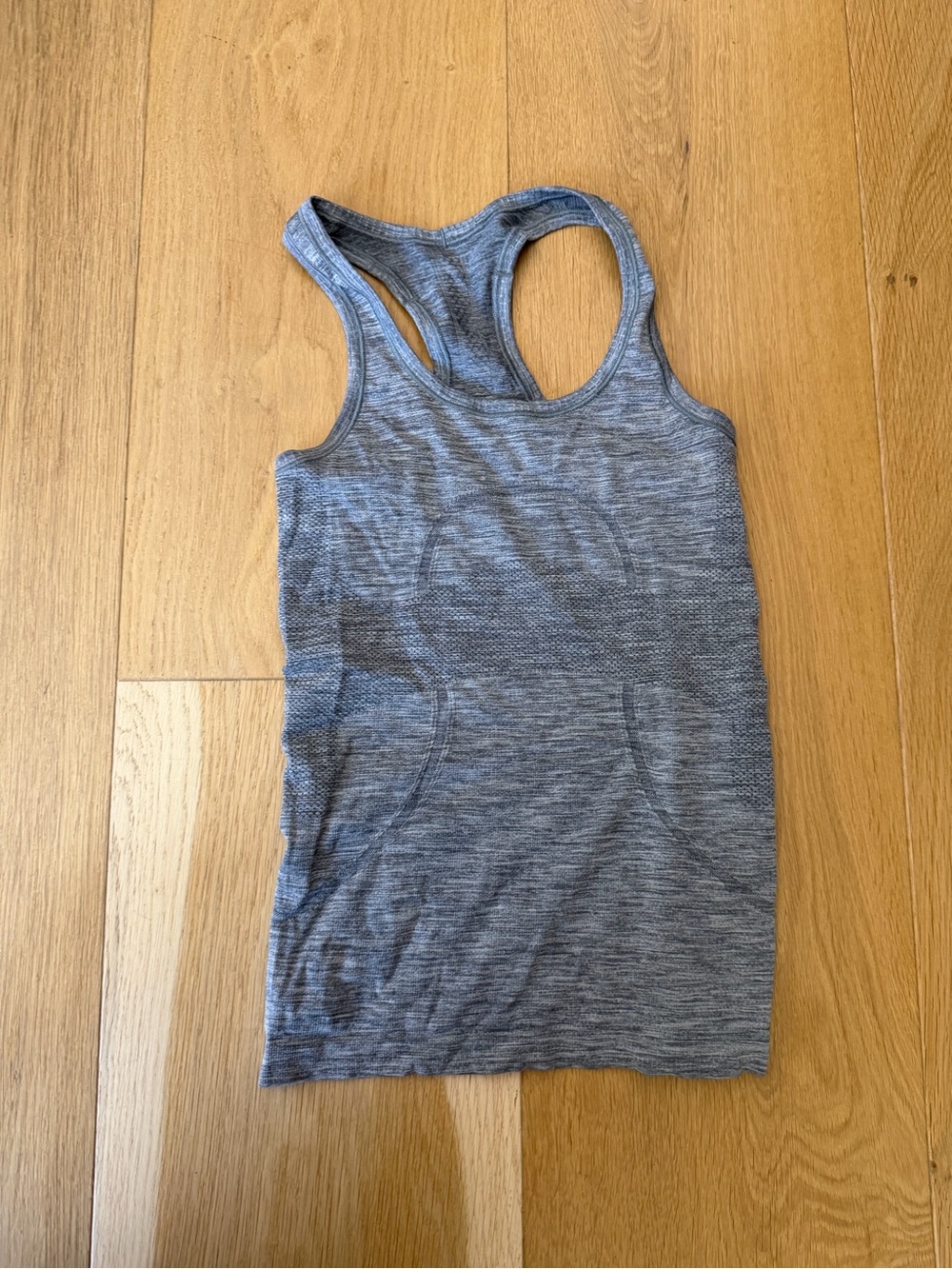 lululemon athletica Heathered Gray Racerback Tank